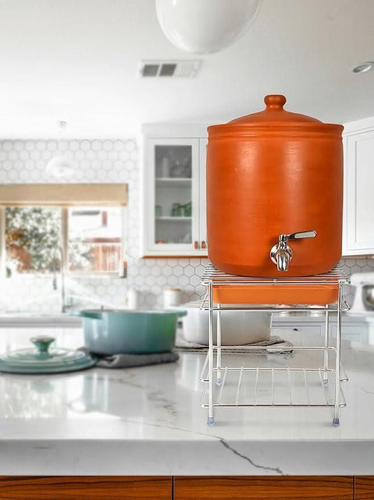 Premium Steel Matka Stand with Free Tray