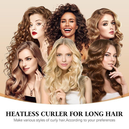 High quality Heatless Curling Rods with Hooks (Pack of 3)