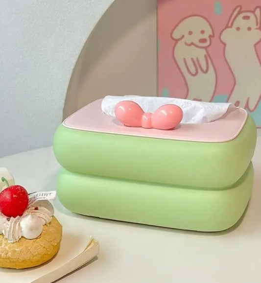 Cute pastel tissue box