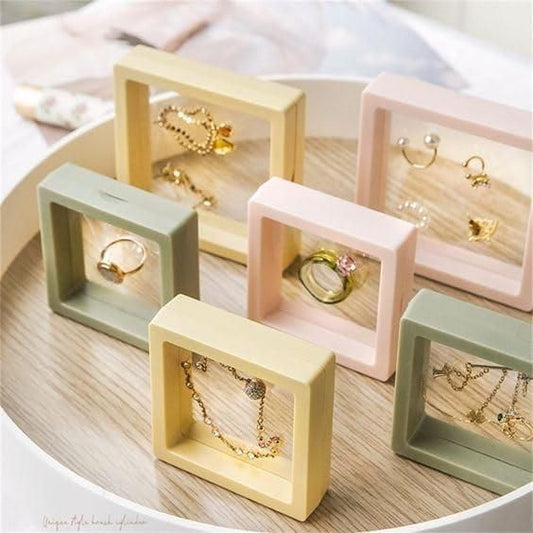 3D floating display Frame Case Jewellery Organizer (2pc)