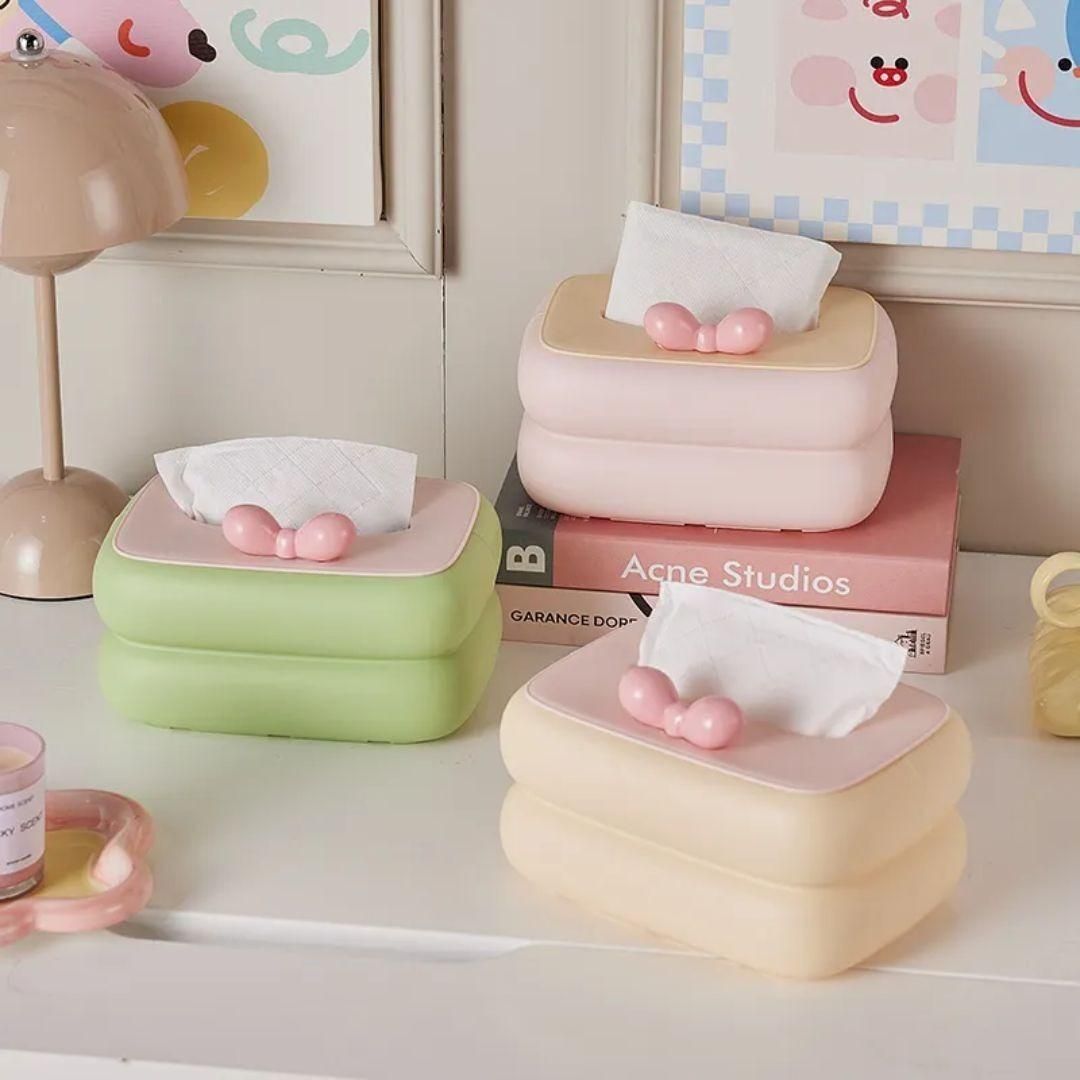 Cute pastel tissue box