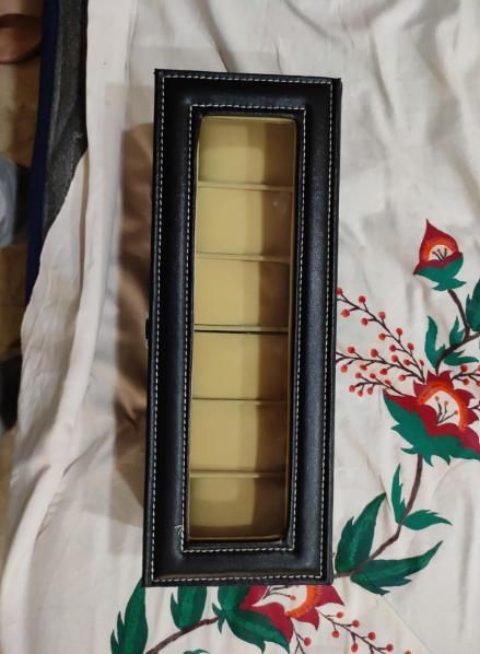 Premium finish Wood Watch Box Organizer with Glass Display