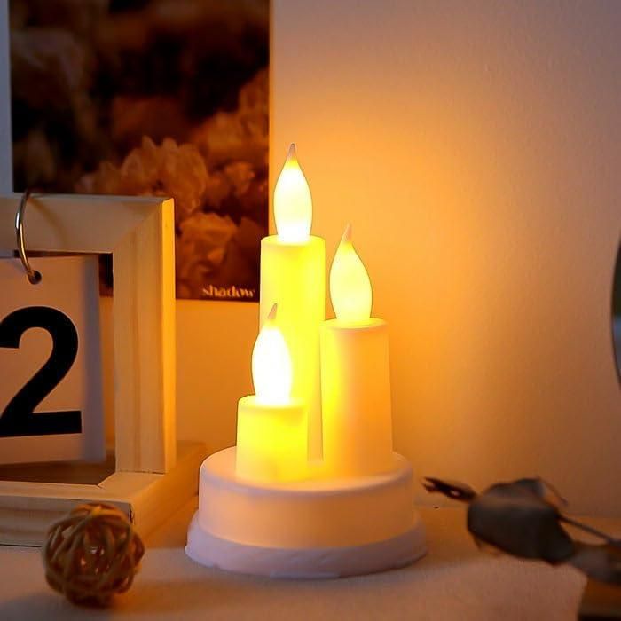 2 Pcs LED Candles Lights